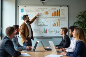 entrepreneur implementing creative fundraising strategies for small business growth