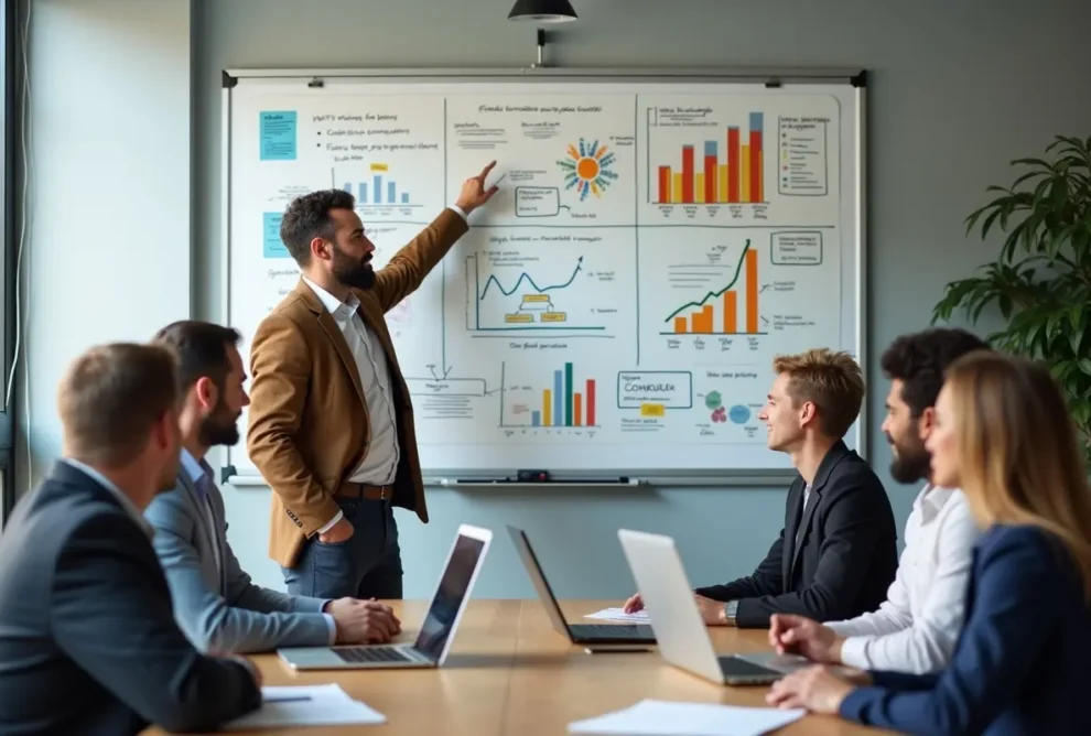 entrepreneur implementing creative fundraising strategies for small business growth