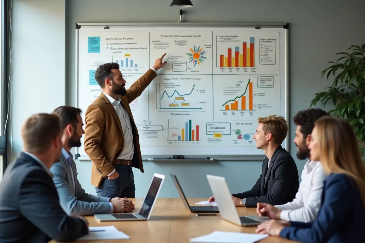 entrepreneur implementing creative fundraising strategies for small business growth