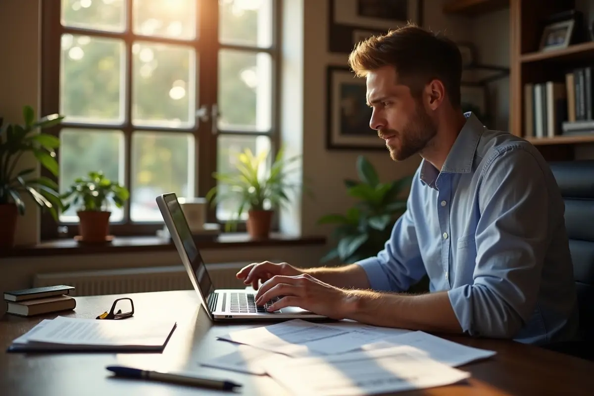 home buyer reviewing credit score to improve mortgage eligibility