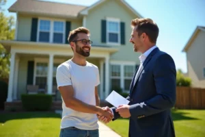 homeowner receiving fast cash offer for house with no hidden fees