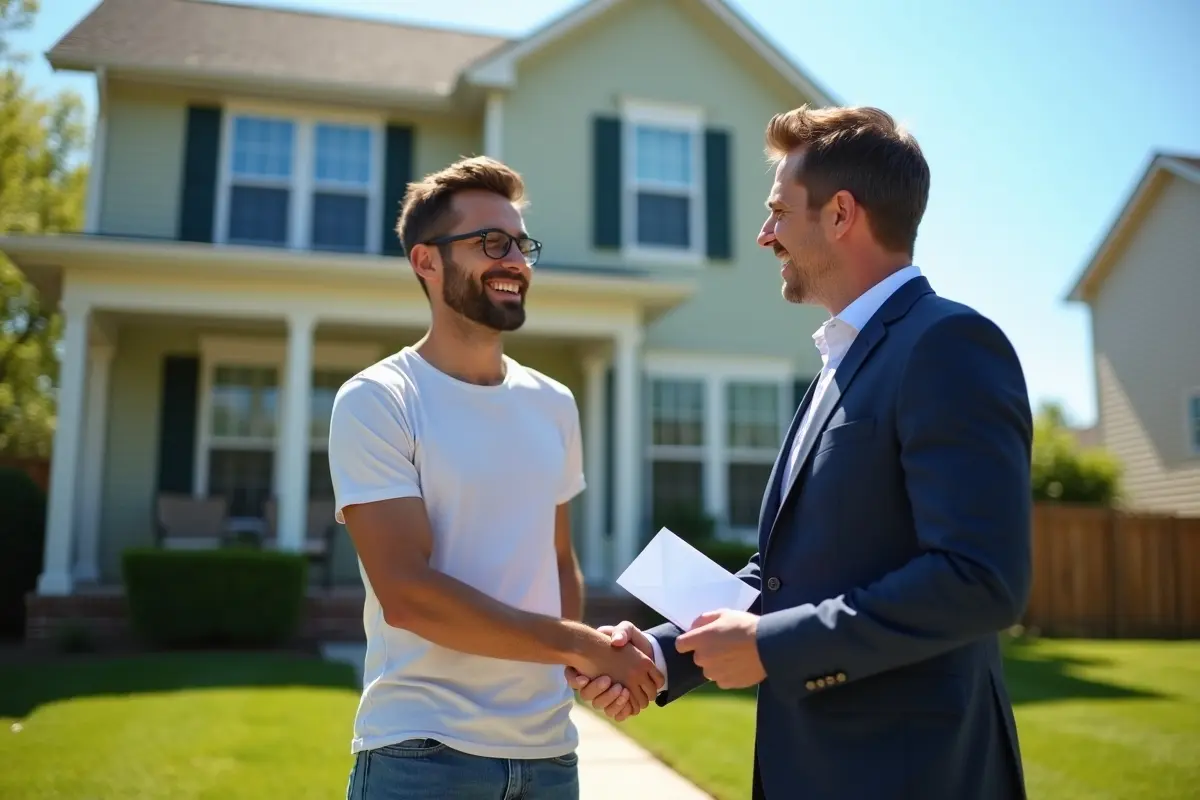 homeowner receiving fast cash offer for house with no hidden fees