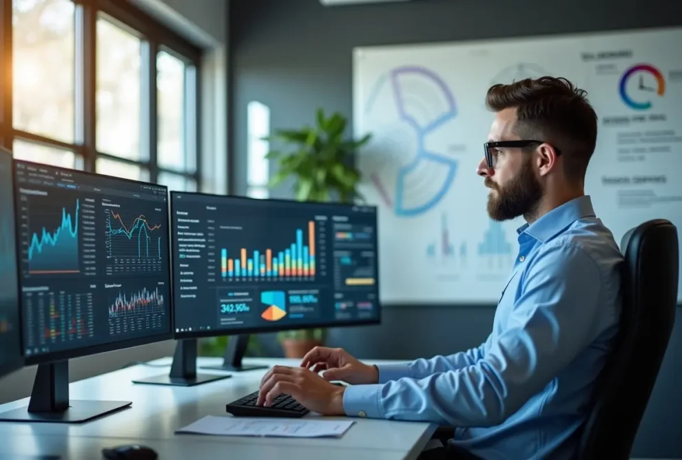 seo specialist improving financial service marketing performance online