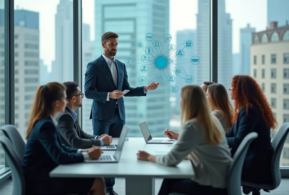 business strategist leveraging network approach to scale companies online