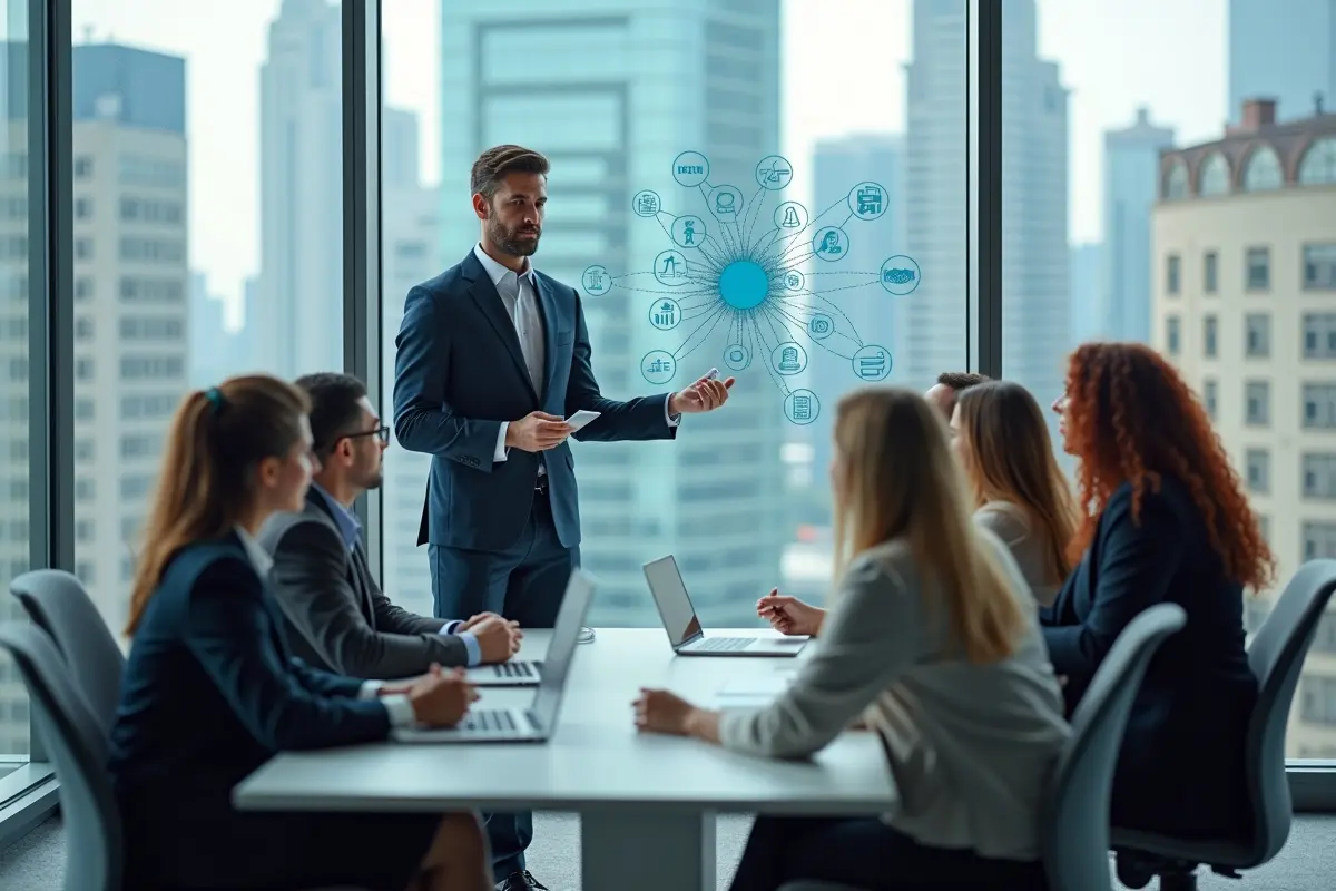 business strategist leveraging network approach to scale companies online