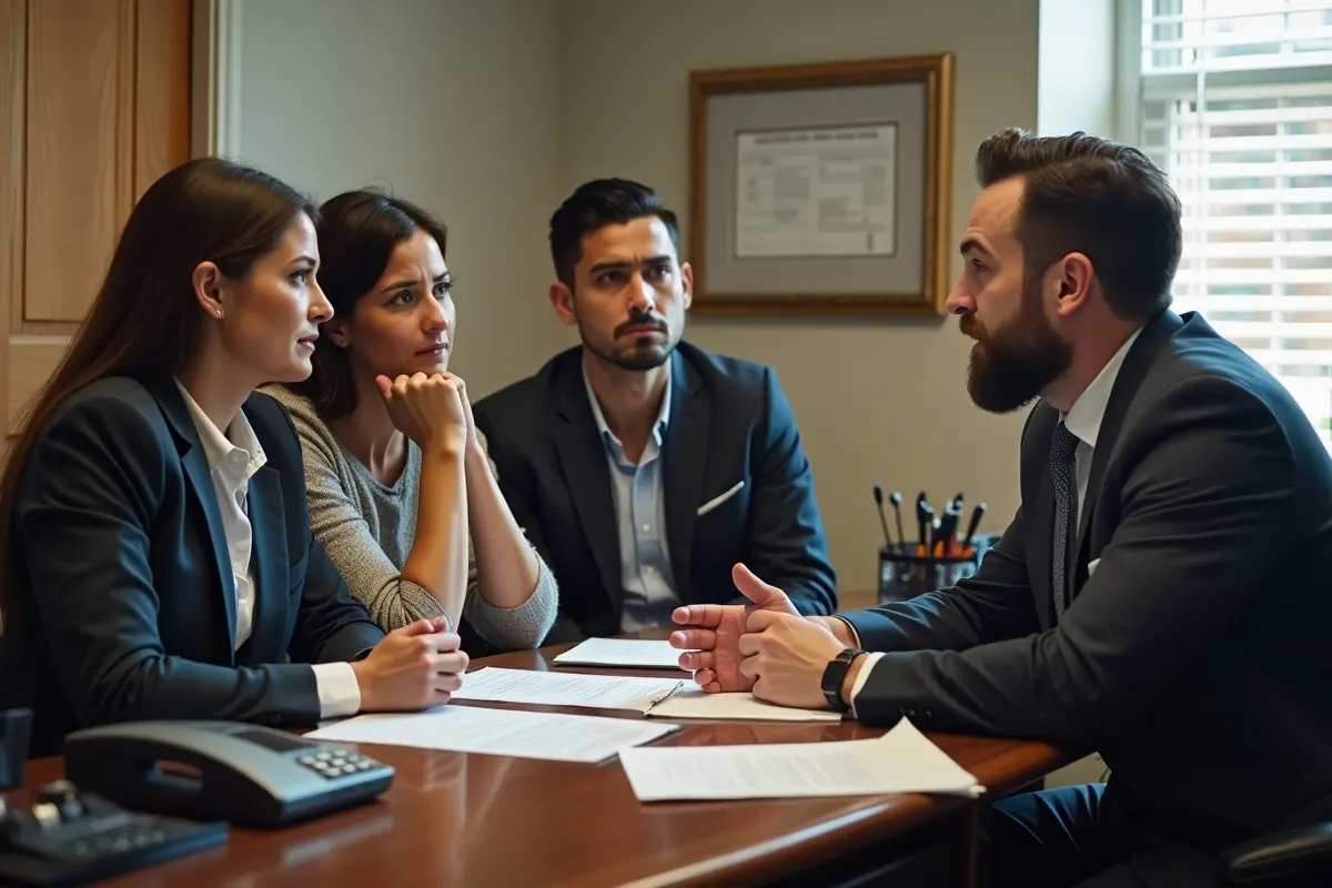 family consulting bail bonds agent to secure loved one release