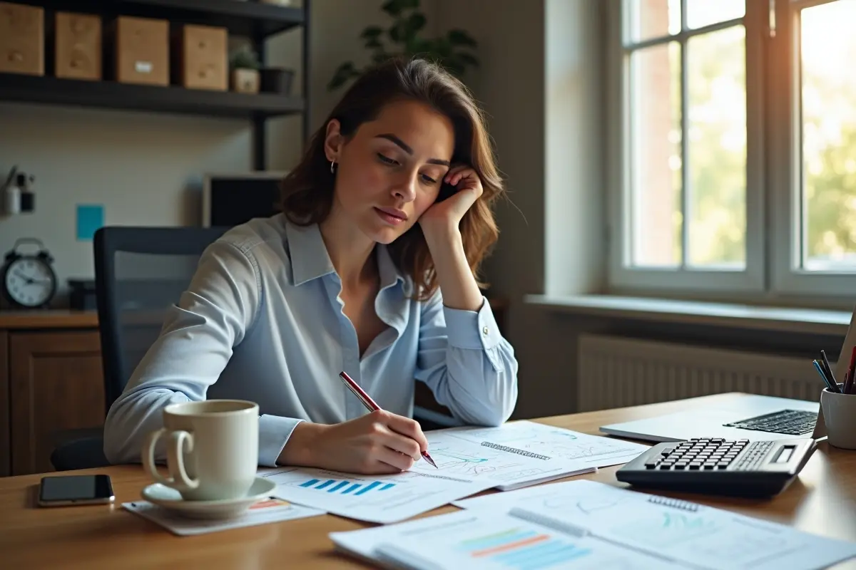 person learning financial literacy basics using budgeting and planning tools