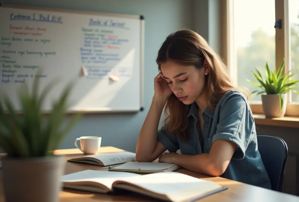 student practicing effective techniques to improve learning skills and retention