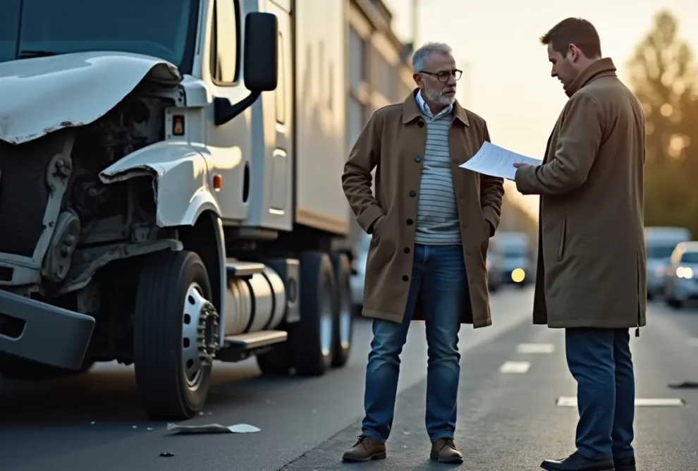 truck accident victim taking steps to protect legal rights after collision