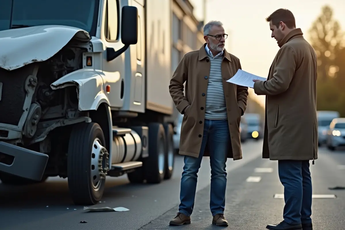 truck accident victim taking steps to protect legal rights after collision