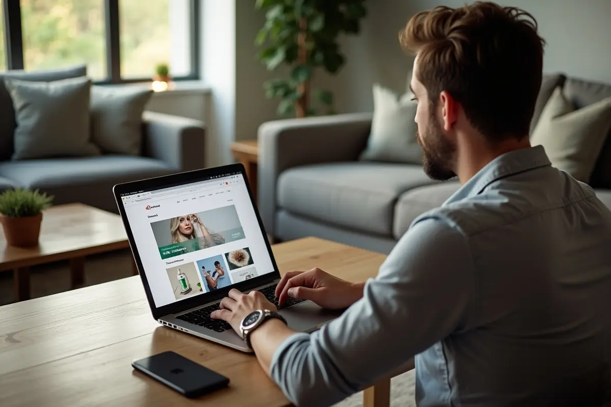 consumer choosing reliable online weed dispensary with quality products