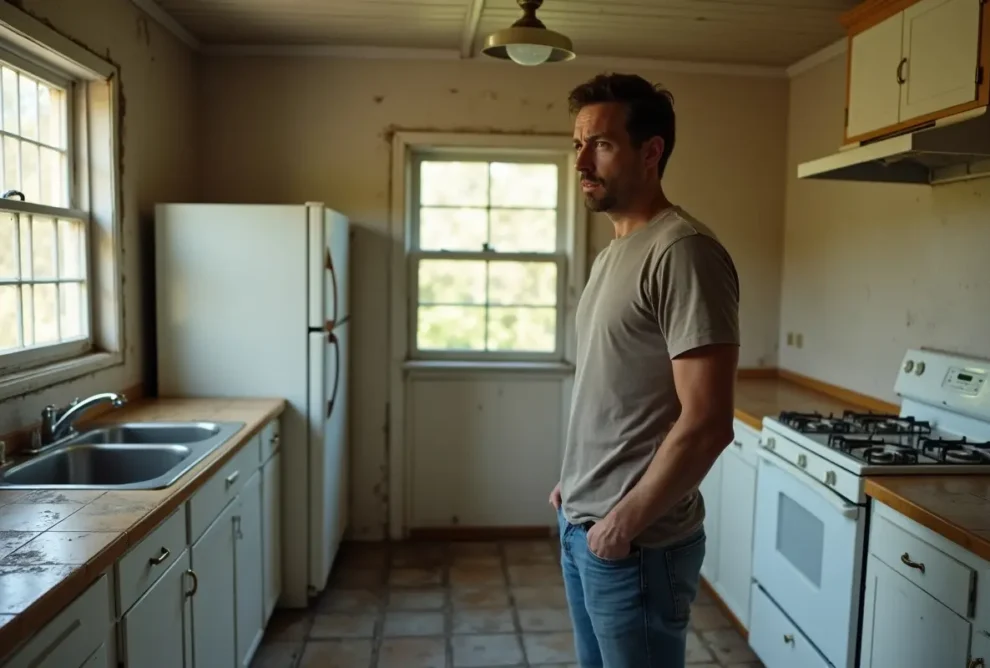 homeowner recognizing signs that kitchen needs complete professional renovation